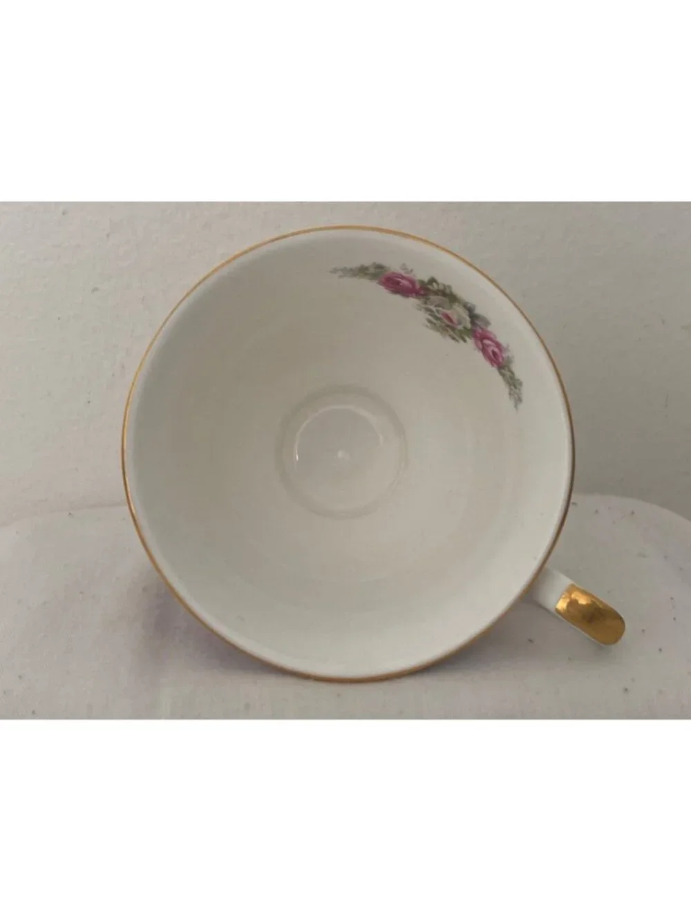 VTG Crown Trent Cup Saucer Pink Lavender Floral Chintz England Replacement